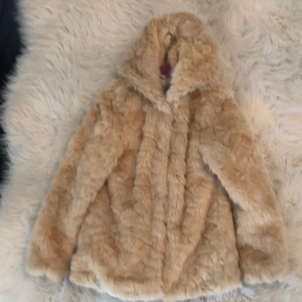 Zara Girls furry jacket